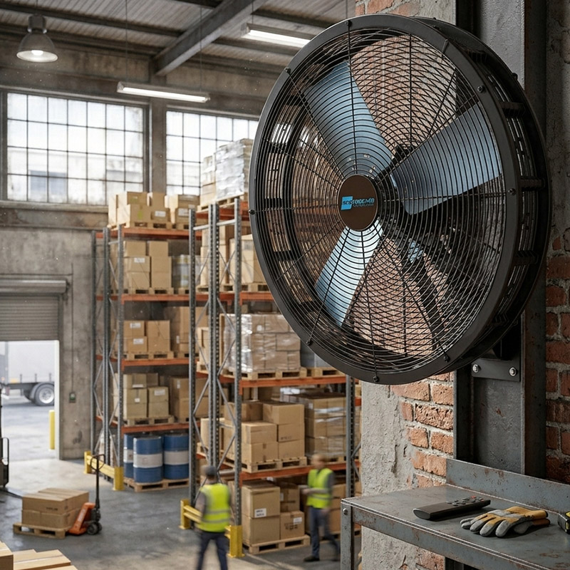 Eco Fresh Air FRE18000F - Ventilatore Professionale a Muro Industriale