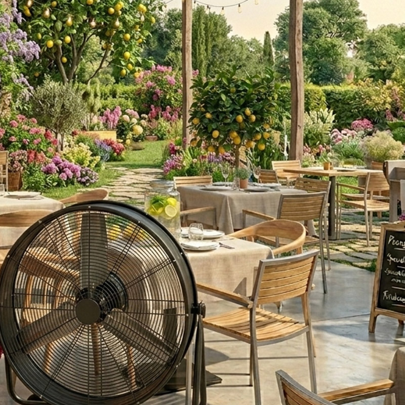 Eco Fresh Air FRE22000F - Ventilatore Professionale Oscillante