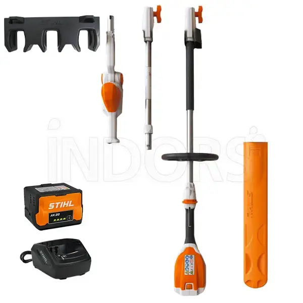 Stihl HLA 56 SET - Tagliasiepi a Batteria Regolabile con Batteria AK 20 + Caricabatteria AL 101 inclusi