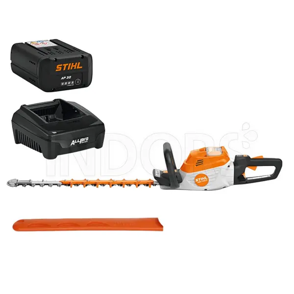 tagliasiepi a batteria STIHL HSA 140 R lunghezza 75 cm dotazione completa batteria caricabatterie