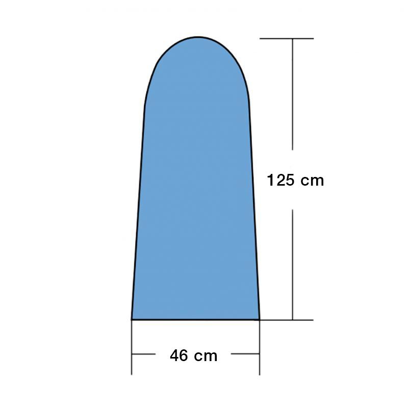 Measurements Stirolux Ghibli Ars - Robust Professional Ironing Board