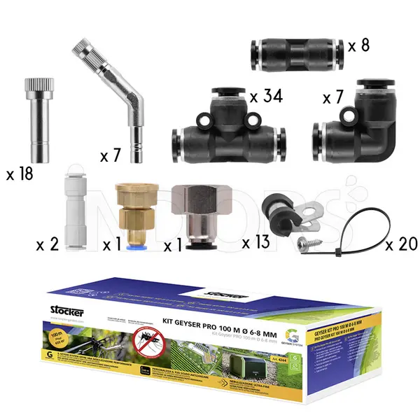 Stocker 4264 - Kit Geyser Pro 100 m Ø 6-8 mm