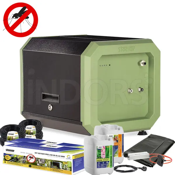 Stocker Kit Geyser Pro Dual 44601 -  Kit Promo Completo Anti Zanzare 2 Zone 