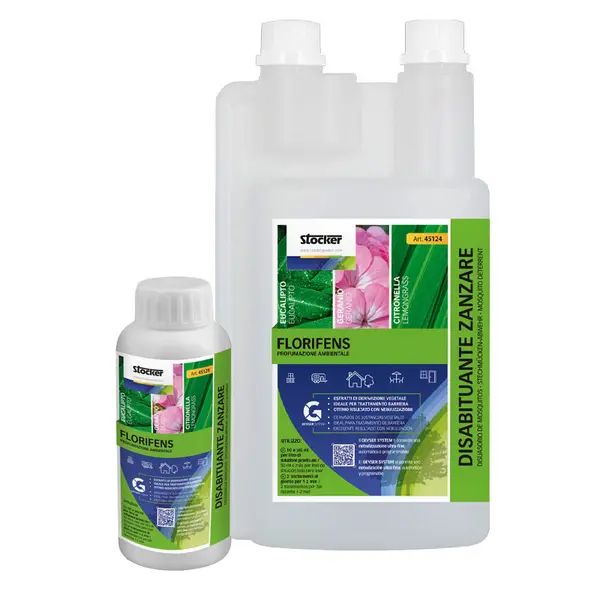 Stocker Florifens 45124 - Disabituante Zanzare 1L per Nebulizzatori Stocker Geyser