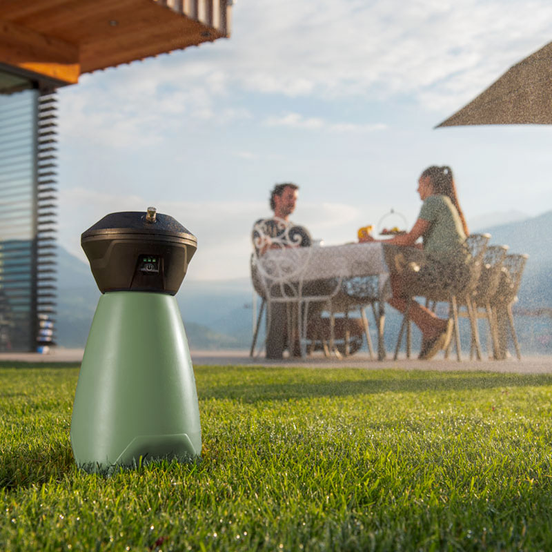 Stocker Geyser trattamento zanzare giardino a batteria