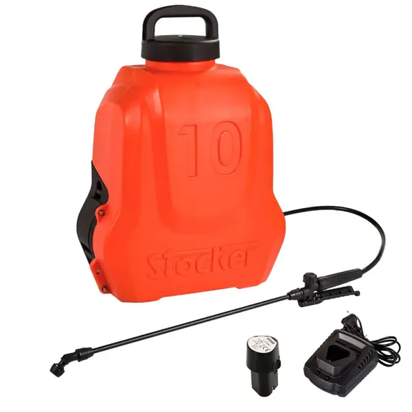 Stocker 238 - Pompa a Zaino per Irrorazione 10 L - con Batteria Inclusa