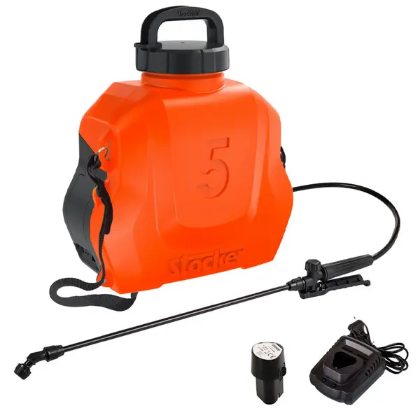 Stocker 230 - Pompa Irrorazione a Tracolla 5 L a Batteria 12 V
