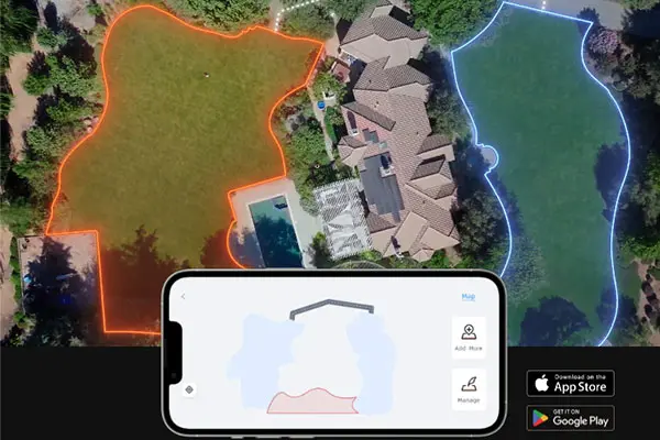 Sunseeker X5 mappatura robot giardinaggio