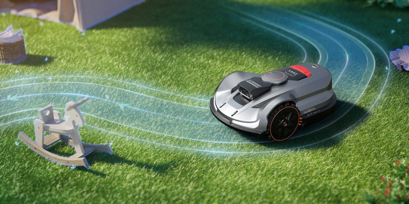 Tondeuse robot Sunseeker X7 Plus Gen 2 - Batterie au lithium 10 Ah pour grandes surfaces jusqu'à 6000 m²