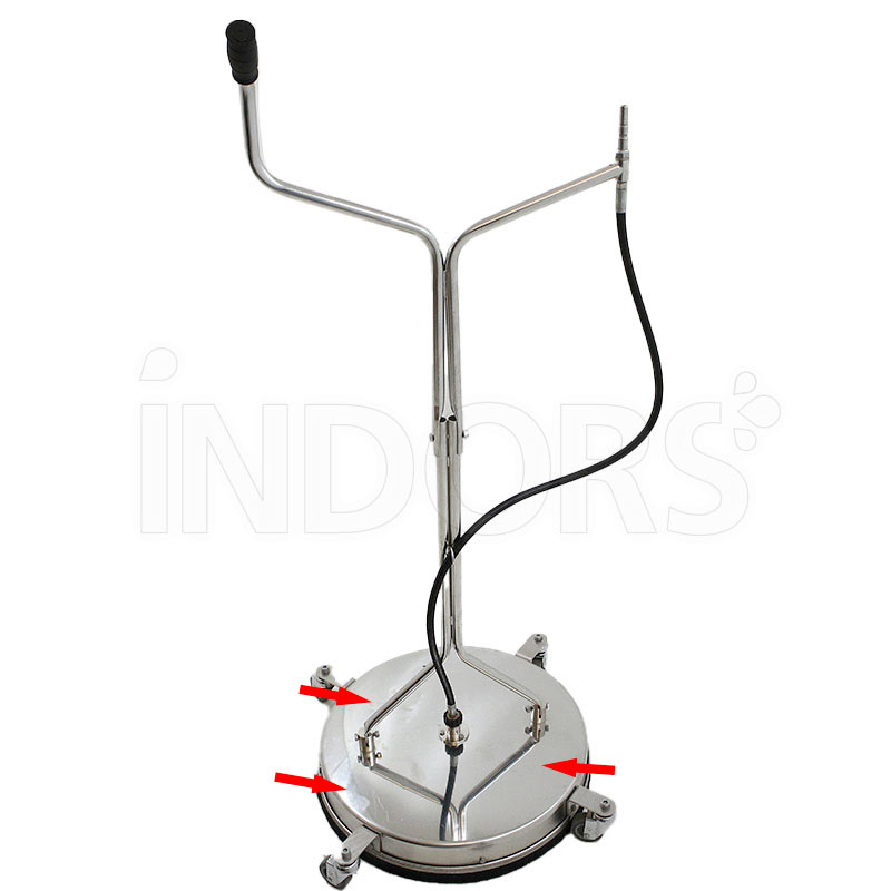 Turbo Devil TD 520 Industrial EXHIBITION - Lance de lavage de surface en acier inoxydable, entrée d'eau 120 °C