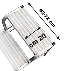 Svelt Cargo SCARGO03 SCARGO03L60 - Sgabello 3 gradini profondità 20 cm