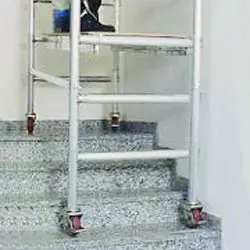 Svelt Regina 4WD Large Vip - Scala Professionale con Ruote guardacorpo e corrimano