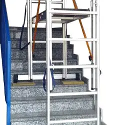 Svelt Regina 4WD Large Vip - Scala Professionale con Ruote poggiacorpo e corrimano