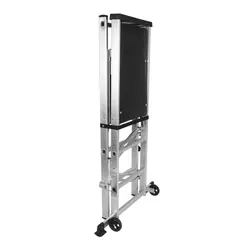 Svelt Time - Trabattello Domestico Richiudibile in Alluminio Altezza 1,55 m