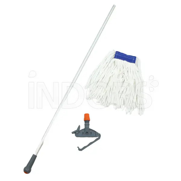 TWT Kit Completo Pinza per Mop con Manico e Mop Ritorto