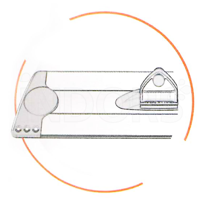 Telaio Per Mop Express Pro V-Velcro 40 Cm | Base In Plastica Per Panni Aggancio Rapido