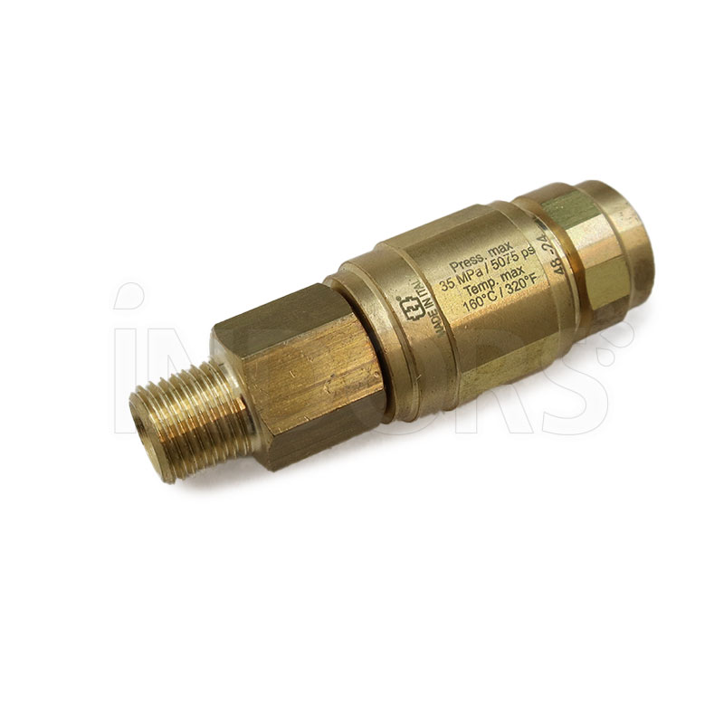 Joint pivotant en laiton Tecomec 1/4