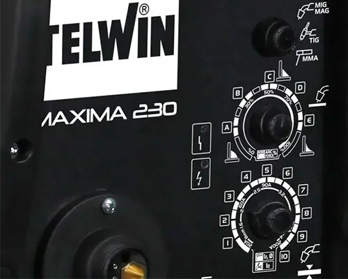 Comandi Telwin Maxima 230 MIG-MAG-TIG