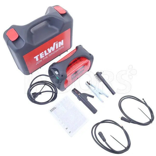 dotazione standard Telwin Force 165 - Saldatrice ad Elettrodo con Valigetta Plastica