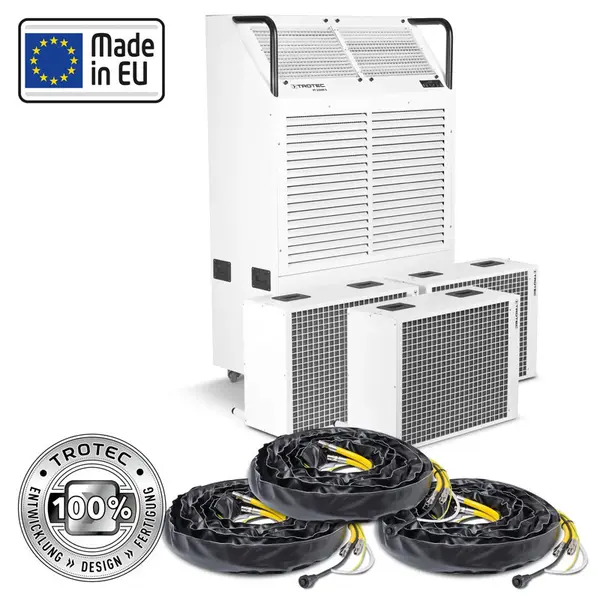 Trotec PT 23000 S - Condizionatore Portatile Commerciale con 3 scambiatori di Calore