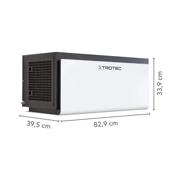 Trotec DH 15 VPR+- Deumidificatore Industriale per Luoghi Chiusi Molto Umidi