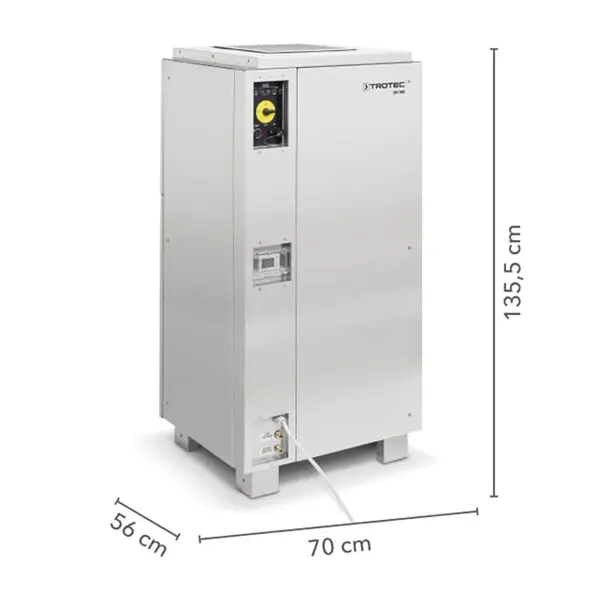Trotec DH 160 BX ES - Deumidificatore Inox con Pompa Condensa Integrata 245 L/24h