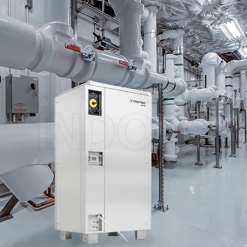Trotec DH 160 BX ES - Stainless Steel Dehumidifier with Integrated Condensation Pump 245 L/24h