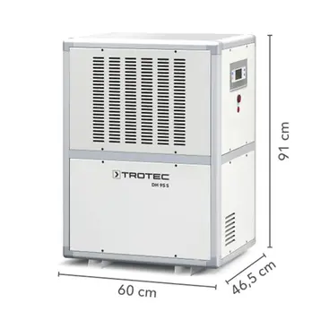 Trotec DH 95 S - Deumidificatore Industriale per Ambienti fino a 1600 m³