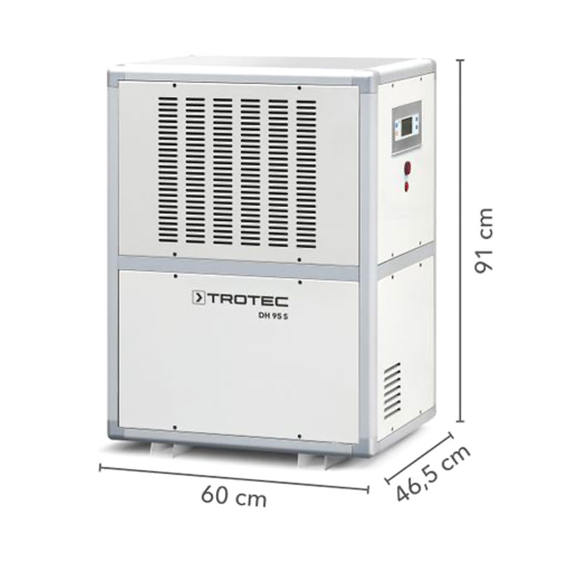 Trotec DH 95 S - Industrial Dehumidifier for Rooms up to 1600 m³