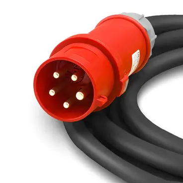 Trotec 7333000377 Prolunga professionale 6 m trifase 400 V / 6 mm² - Made in Germany