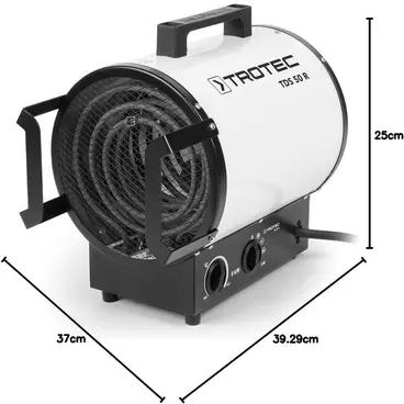 Trotec TDS 50 R - 1410000008 Riscaldatore Elettrico 9 kW con regolazione in 3 modalità