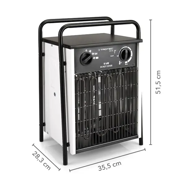 Trotec TDS 50 - Riscaldatore Elettrico Trifase 9 kW
