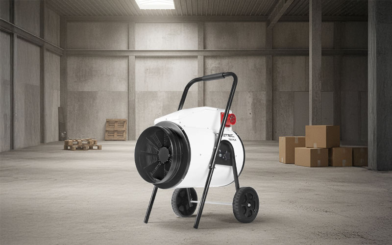 Trotec TDS 75 R - 15 kW Electric Heater with Wheels and 4-Mode Control