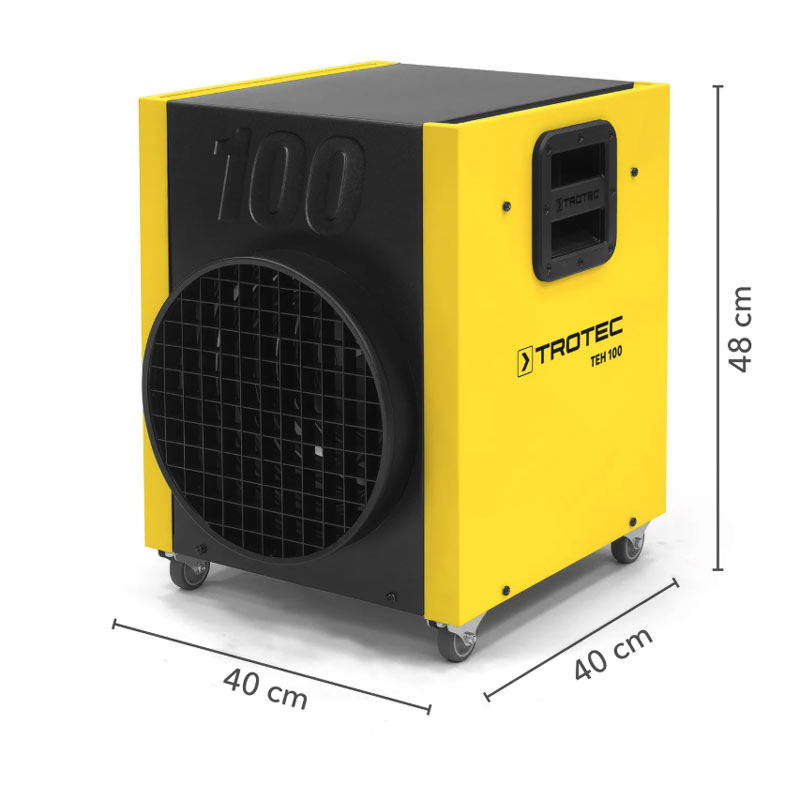 Trotec TEH 100 1410000220 - Riscaldatore Elettrico Professionale Trifase 400V
