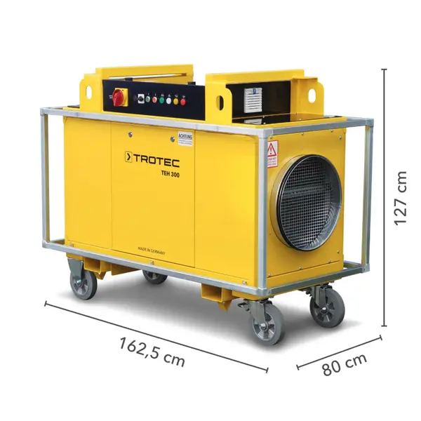 Trotec TEH 300 1410000155 - Riscaldatore Elettrico Professionale ad Alta Potenza 84 kW