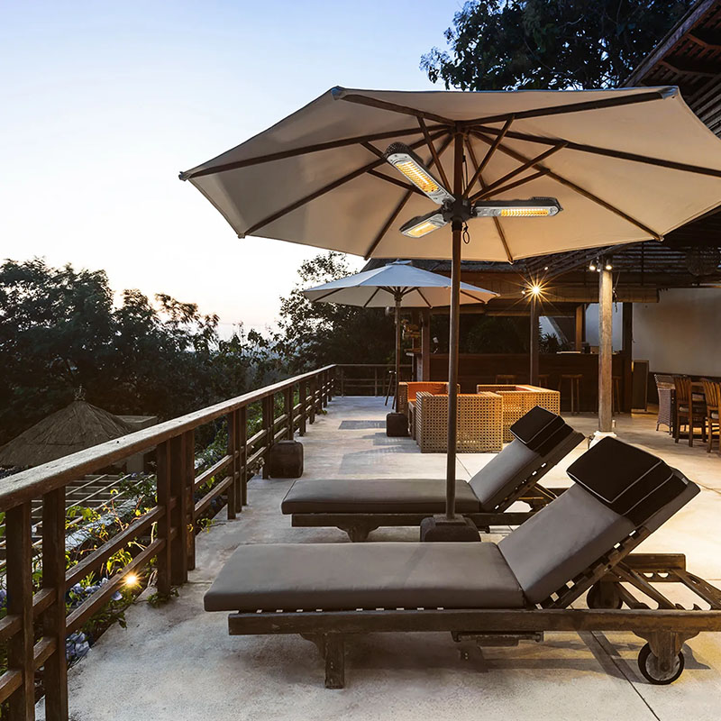 Trotec IR 2005 SC 1410003825 - Foldable 3-Blade Umbrella Heater