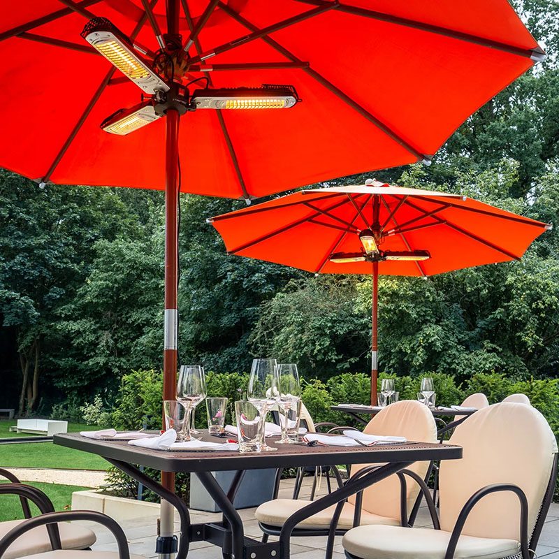 Trotec IR 2005 SC 1410003825 - Foldable 3-Blade Umbrella Heater