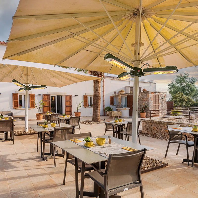 Trotec IR 2005 SC 1410003825 - Foldable 3-Blade Umbrella Heater