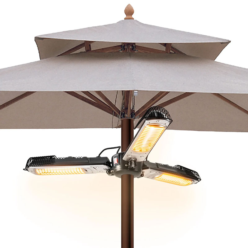 Trotec IR 2005 SC 1410003825 - Foldable 3-Blade Umbrella Heater