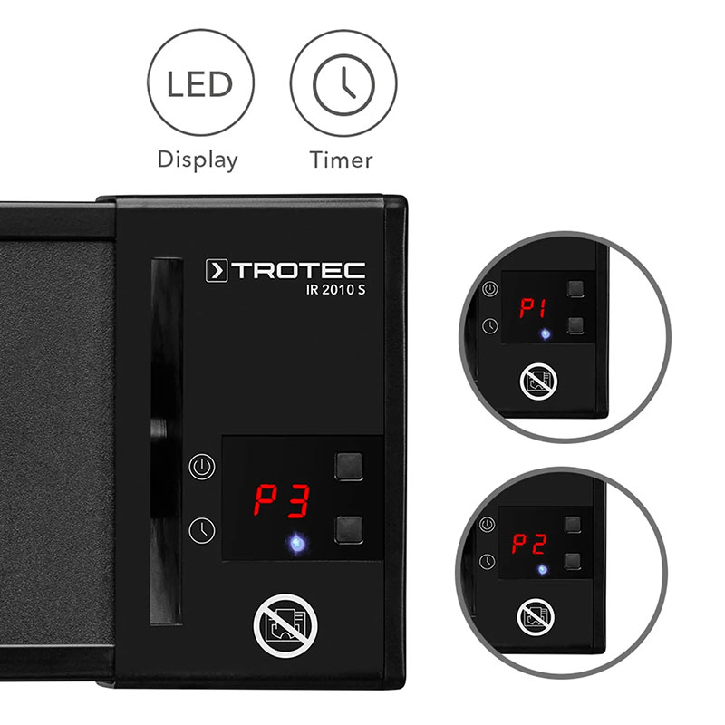 Trotec IR 2010 S 1410003102 - Ceiling Heater for Covered Outdoor Areas