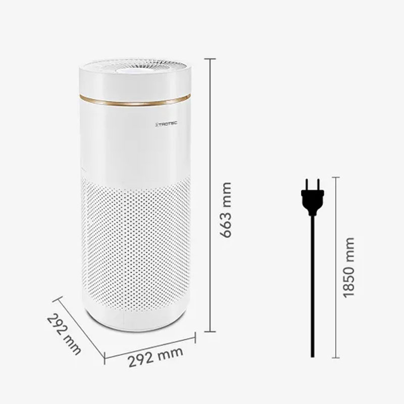 Trotec Airgoclean 170 E+ - Purificateur d'air automatique triple filtration
