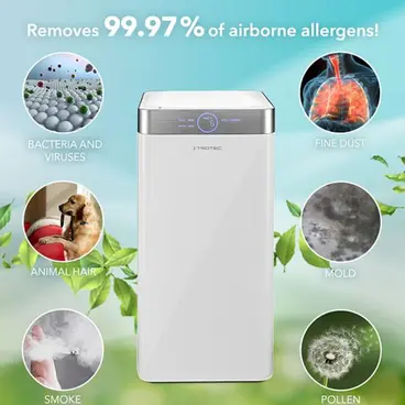 Trotec Airgoclean 200 E - Purificatore Aria Automatico Tripla Filtrazione