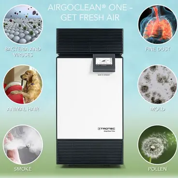 Trotec AirgoClean One - Purificatore Aria Hepa H14 