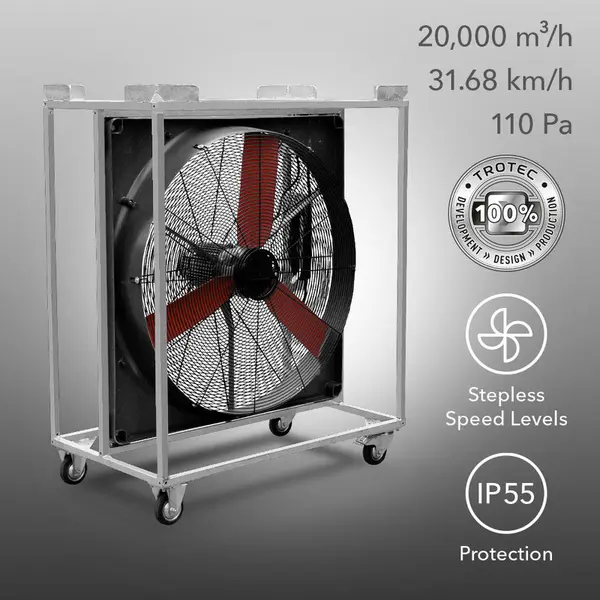 Trotec TTW 20000 1510001020 - Ventilatore Assiale - Industriale 20.000 m³/h