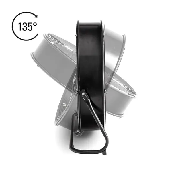 Trotec TVM 24 D - Ventilatore da Pavimento Inclinabile fino a 135°