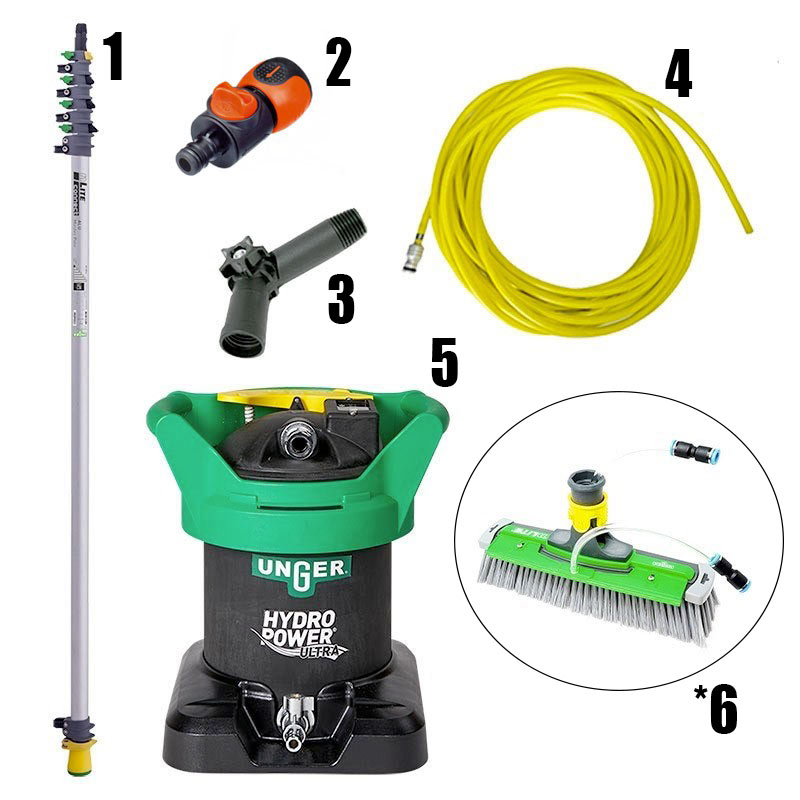 UNGER KIT Starter DIUK1 - Pulizia Impianti Fotovoltaici