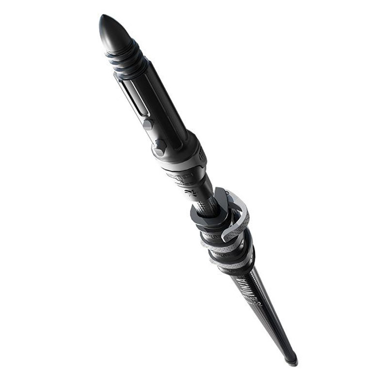 Unger ErgoTec NINJA AKN19 - 6-in-1 Glass Cleaning Kit with Carbon Rod