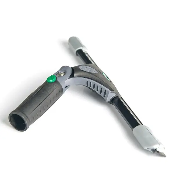 Unger ErgoTec NINJA AKN19 - Kit Pulizia Vetri 6 in 1 con Asta in Carbonio