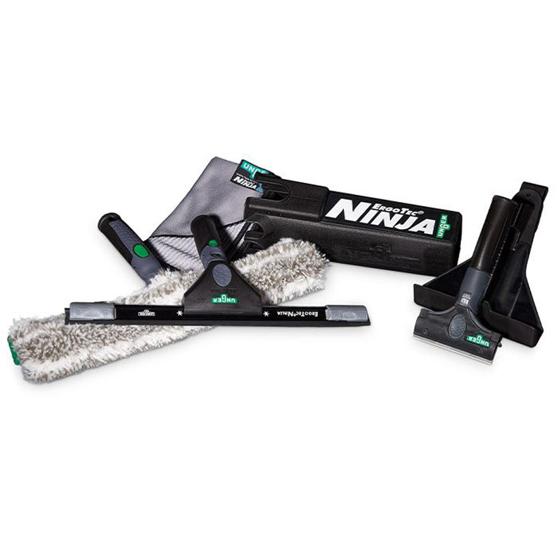 Unger ErgoTec NINJA AKN14 - 6-in-1 Professional Glass Cleaning Kit