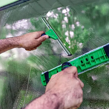 Unger VisaVersa Pro VV350 – Tergivetro e Lavavetri 2 in 1 Professionale per Pulizia Vetri